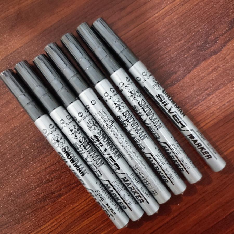 

SPIDOL SNOWMAN PAINT MARKER SILVER PERMANENT FSP-12