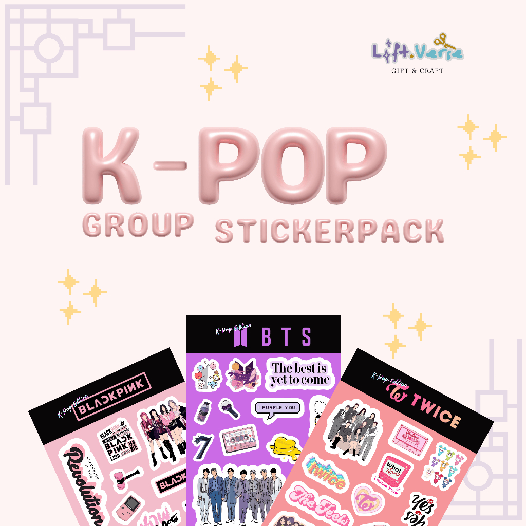 

stickerpack kpop || sticker murah || DIY sticker