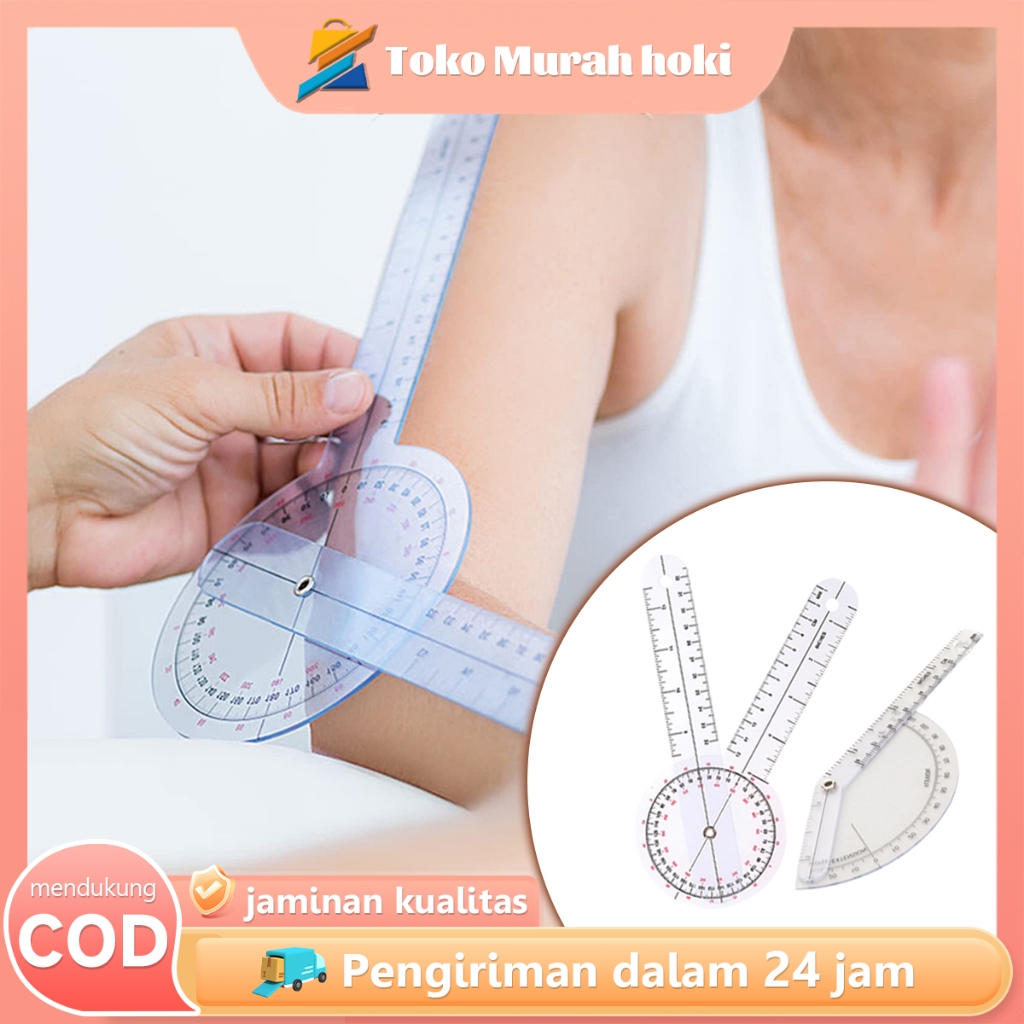 Goniometer 2pcs Penggaris Pengukur Sendi Tulang Penggaris Tulang Sendi Jari Medical Angle Ruler