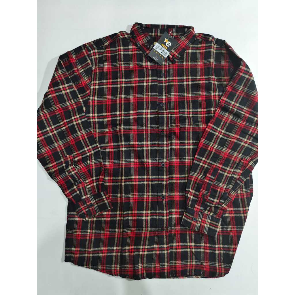 [brg baru] Kemeja Flanel Brand Erigo Lengan Panjang Pendek