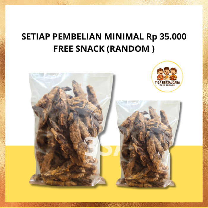 

Forcysn Cemilan Pisang Kering Snack Tradisional Tahan Lama