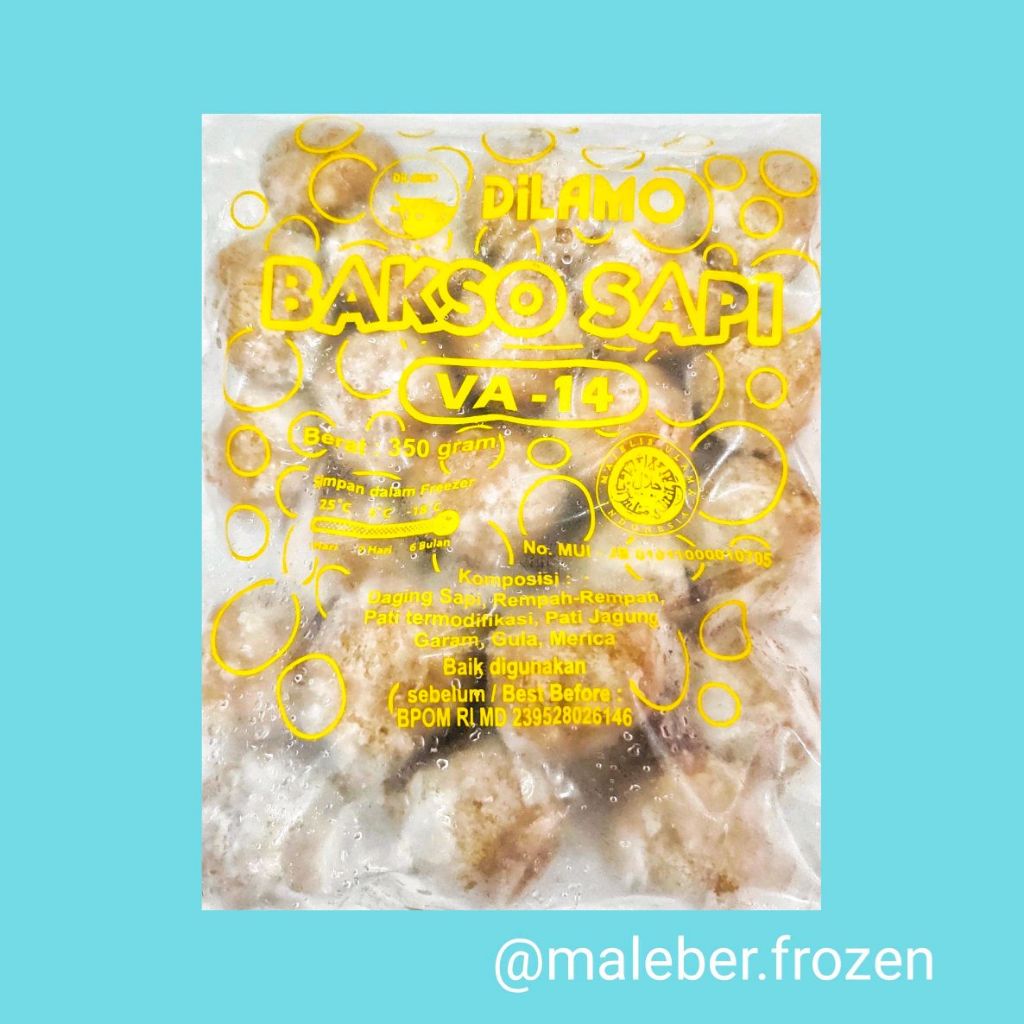 

dilamo baso VA isi 25 butir 350gr