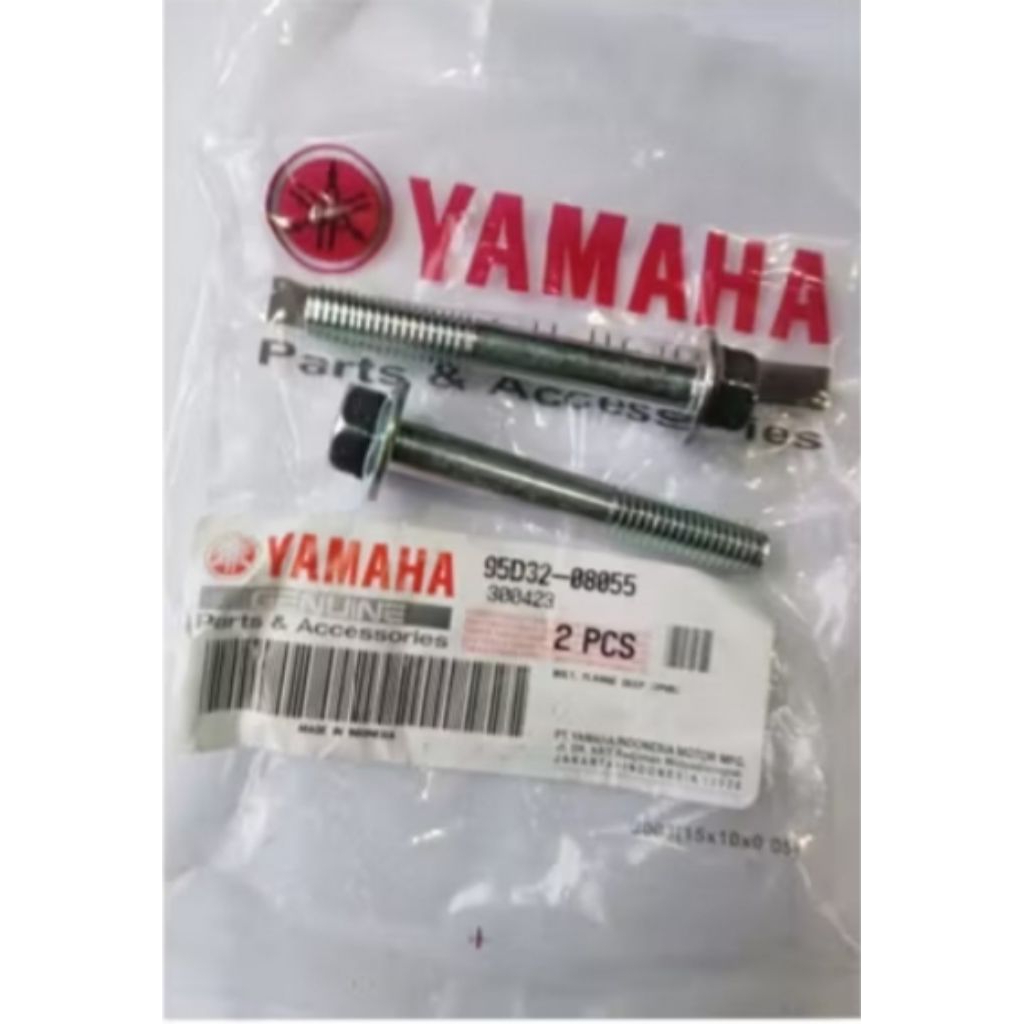 baut kenalpot Mio m3 Mio j Mio x set isi 2 original