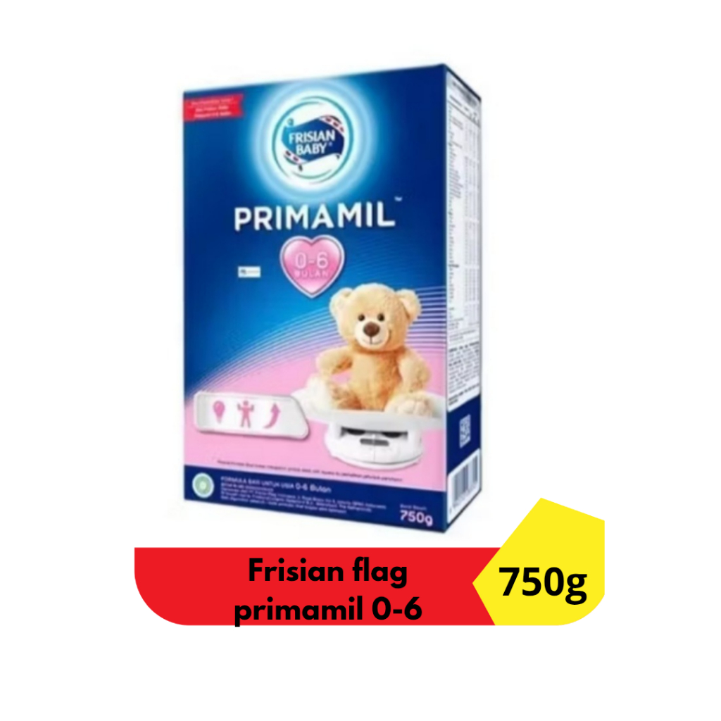 FRISIAN FLAG Primamil 750g dan 360g Susu formula Bayi 0-6 dan 6-12 Bulan