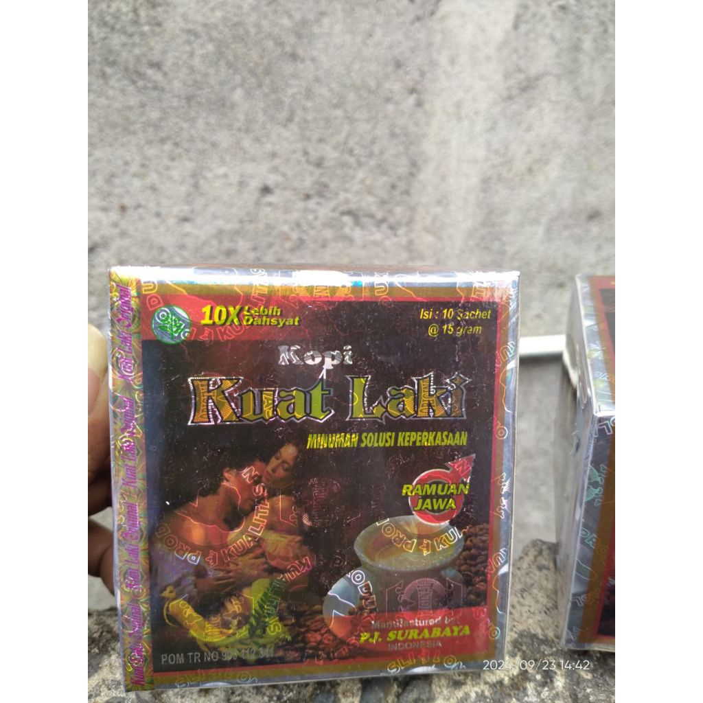 

kopi kuat laki isi 10sachet
