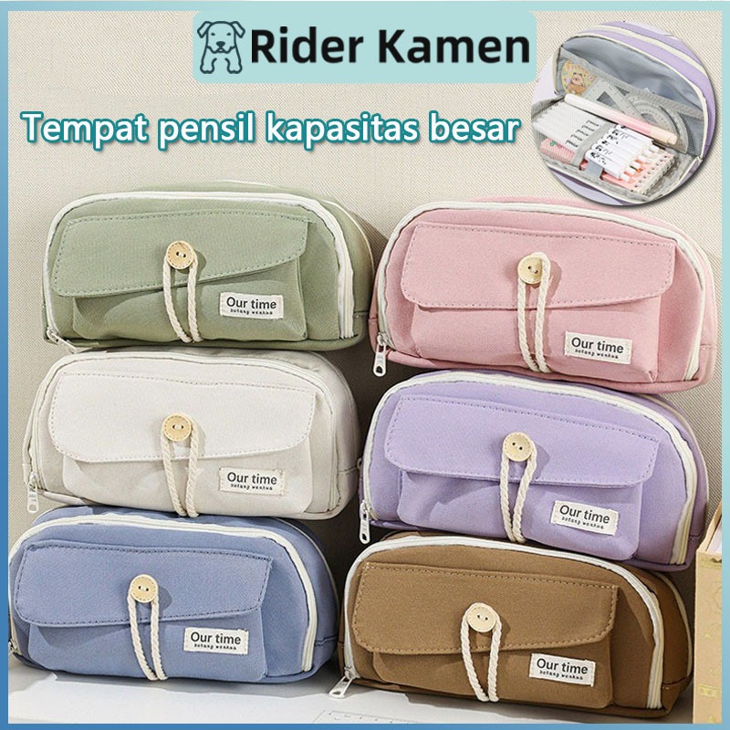 

Large Capacity Kawaii Pensil Kapasitas Besar Pensil Tas Kantong Dudukan Kotak Organizer Perlengkapan Sekolah