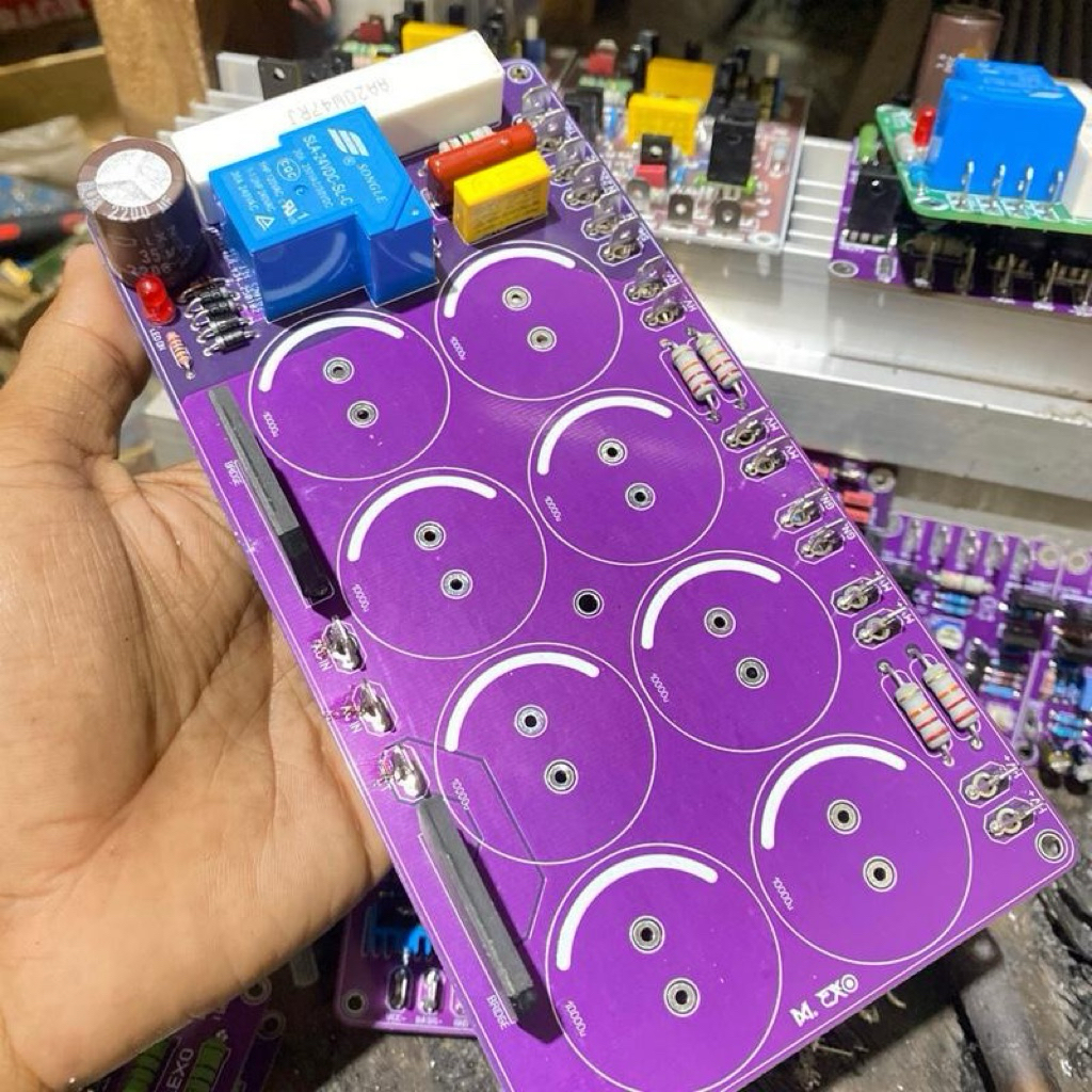 Pcb Psu Class H 8 Elko For Trafo Single/ Trafo Biasa