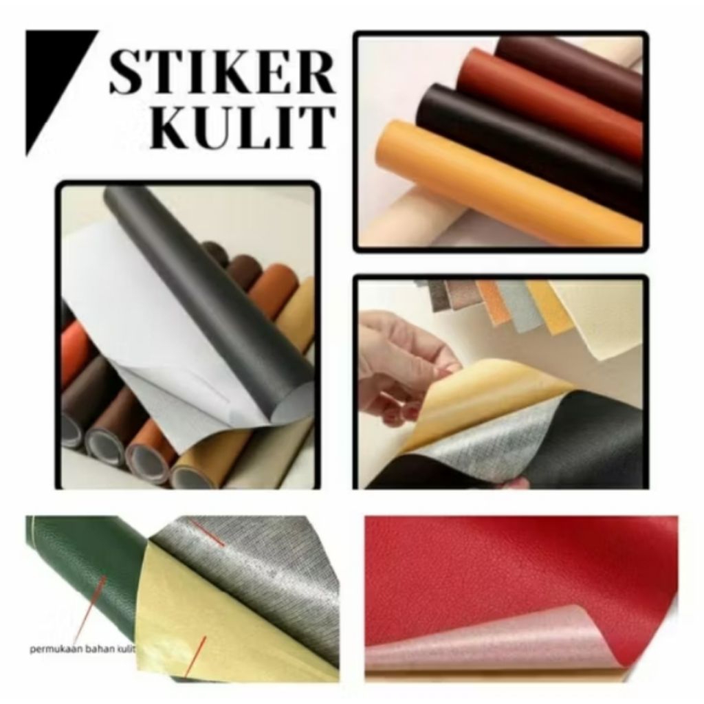Termurah Stiker kulit jok motor sticker kulit sofa sticker kulit sintetis serbaguna perbaikan sofa