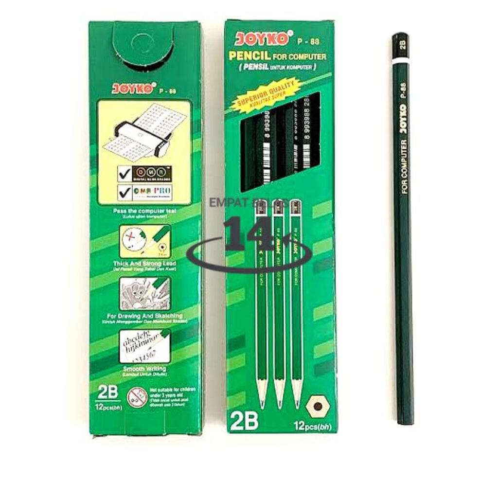 

Pensil Joyko 2b P-88 1 Pak ( Isi 12 Pcs )