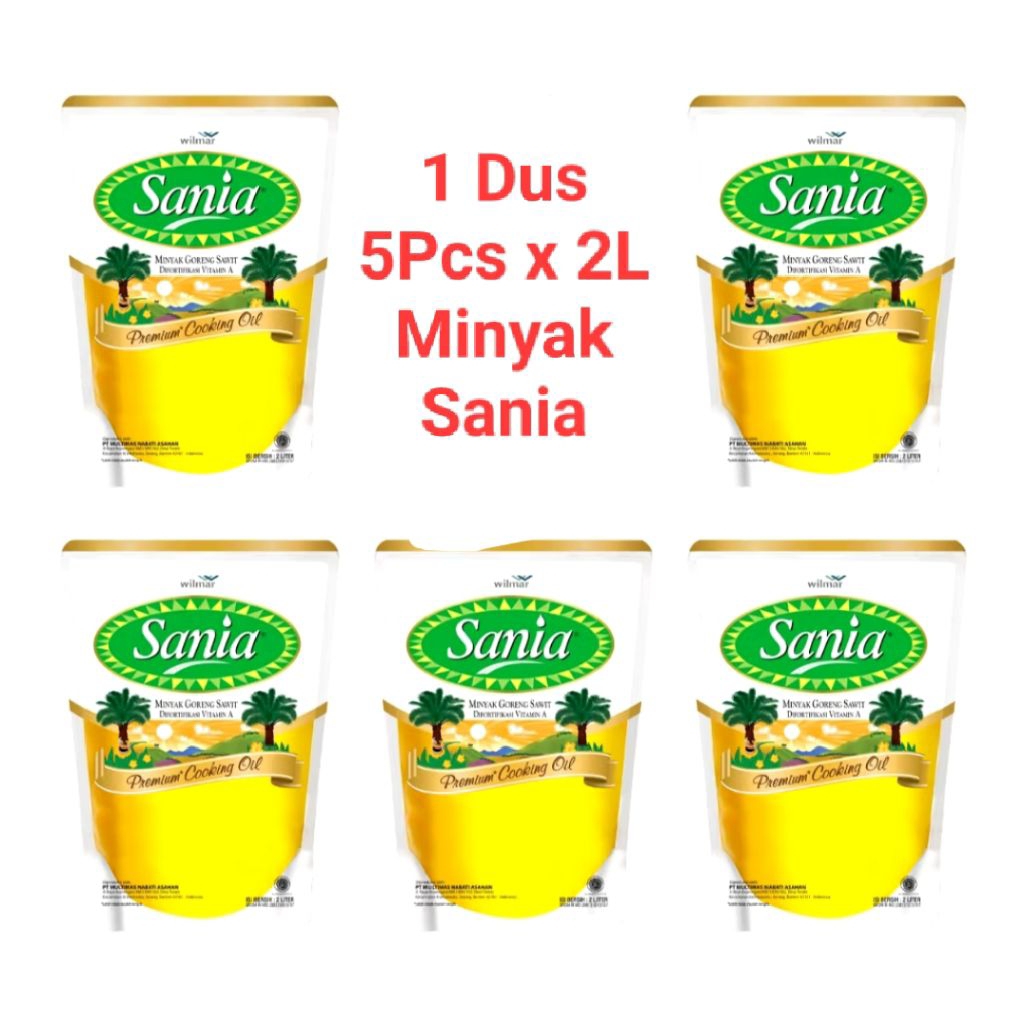 

Minyak Goreng 2Liter Sania 1Dus Isi 5 Pcs Ya