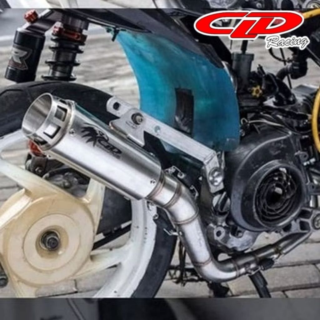 KNALPOT CLD RACING TYPE FALCON SERIES FOR MIO KARBU SPORTY SMILE SOUL FINO KARBU