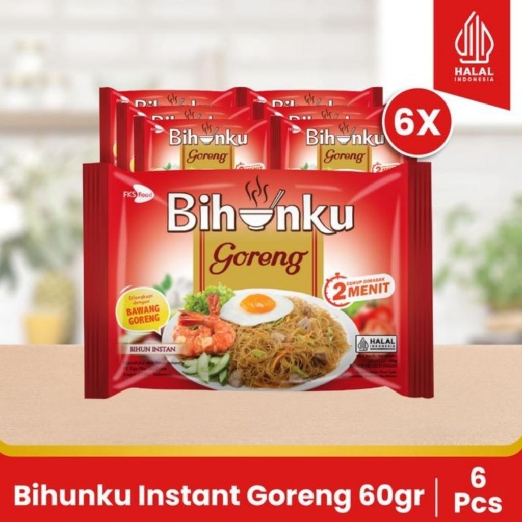 

6 PCS - Bihunku Bihun Goreng Special Pedas 60 Gram
