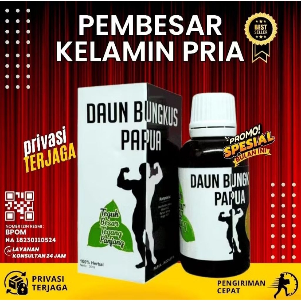 Daun Tiga Jari Bungkus Obat Tradisional Antiseptik Herbal Papua Asli Original Bpom