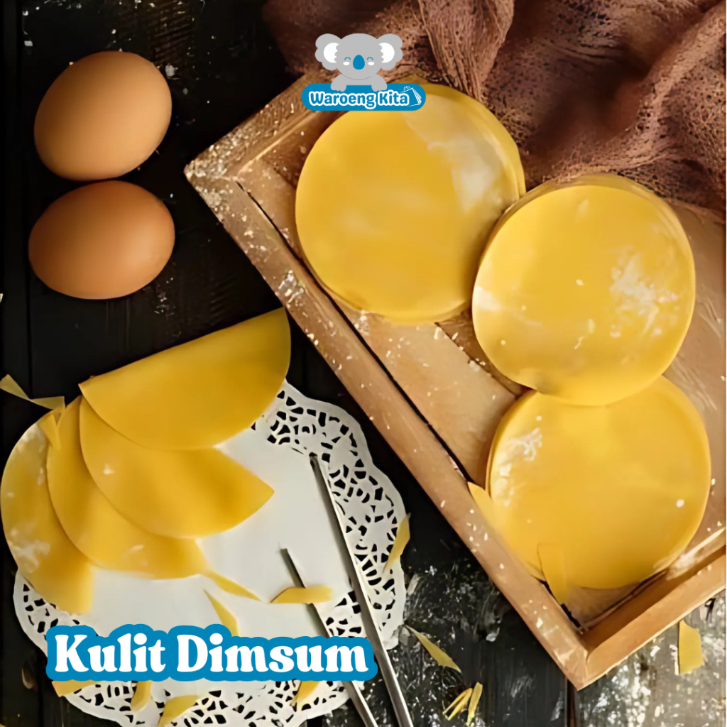 

Kulit Dimsum Kuning Lentur - Kulit Pangsit - Kulit Dimsum Frozen Food