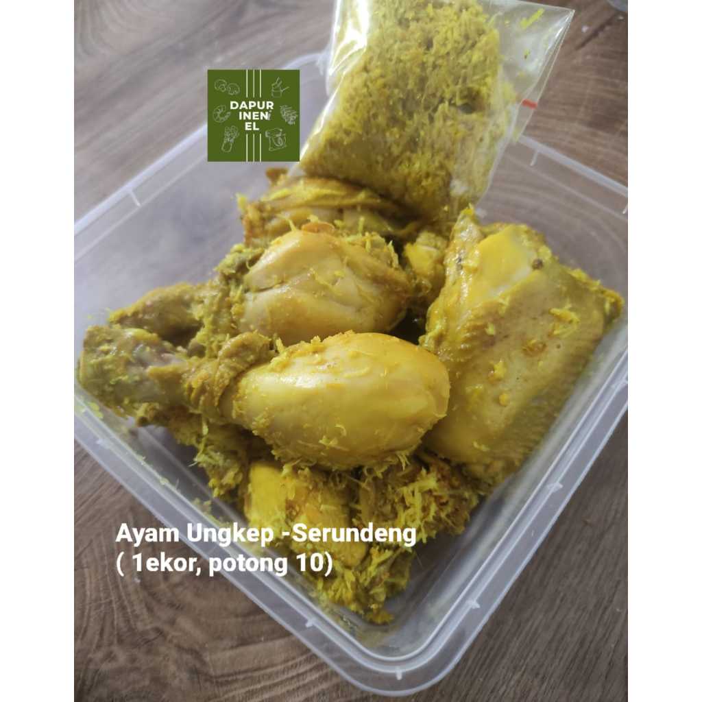 

Ayam ungkep serundeng frozen (ayam 1 ekor)