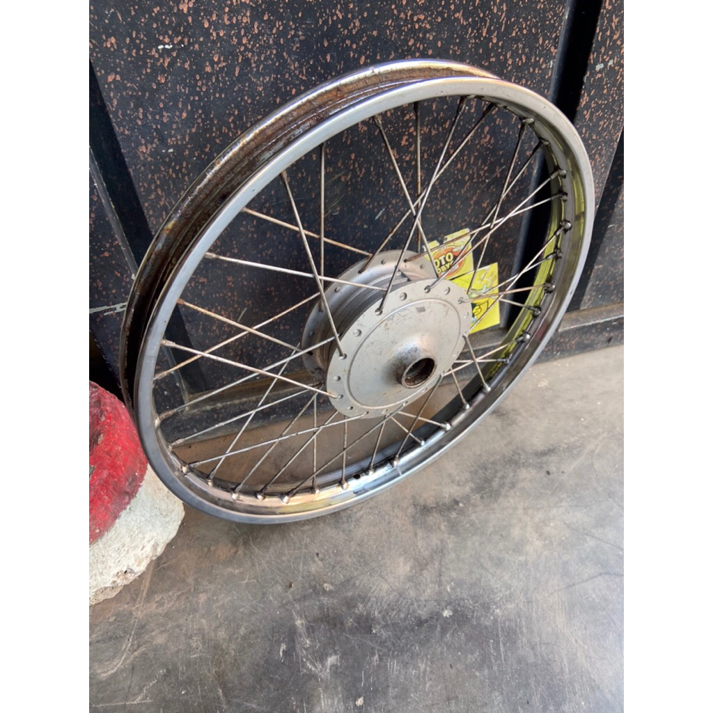 Velg Set Tromol Depan Suzuki RC80 RC100 Crystal