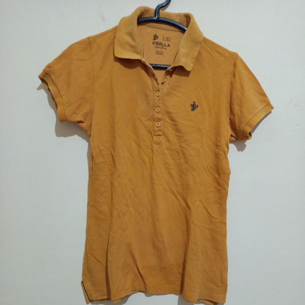 prelove t-shirt osella ukuran remaja /kaos berkerah original