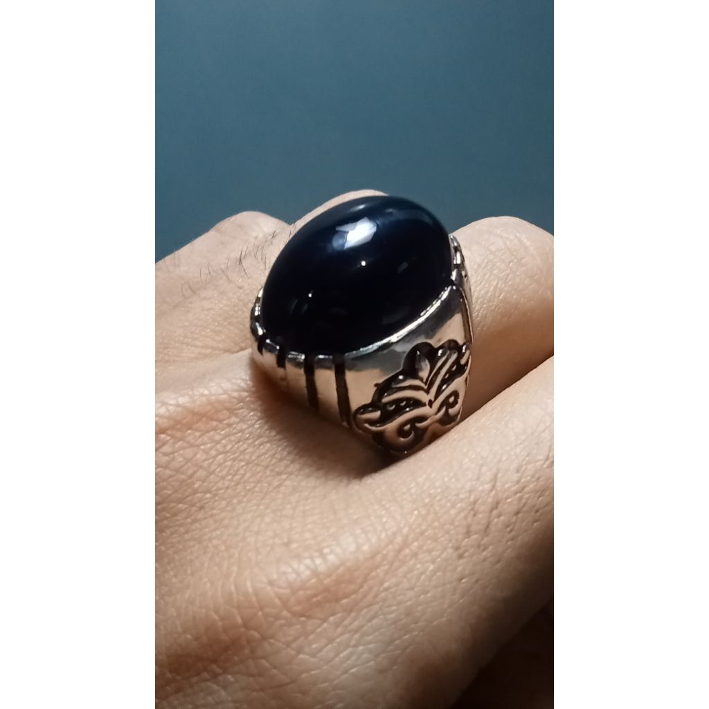 batu cincin kecubung Yaman Wulung super