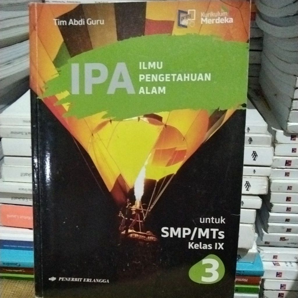 ERLANGGA IPA KURIKULUM MERDEKA SMP KELAS 3