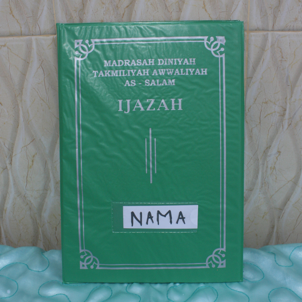 

Map Ijazah/ Sertifikat Custom: Lipat Dua, Dua Saku, Sablon Satu Warna.
