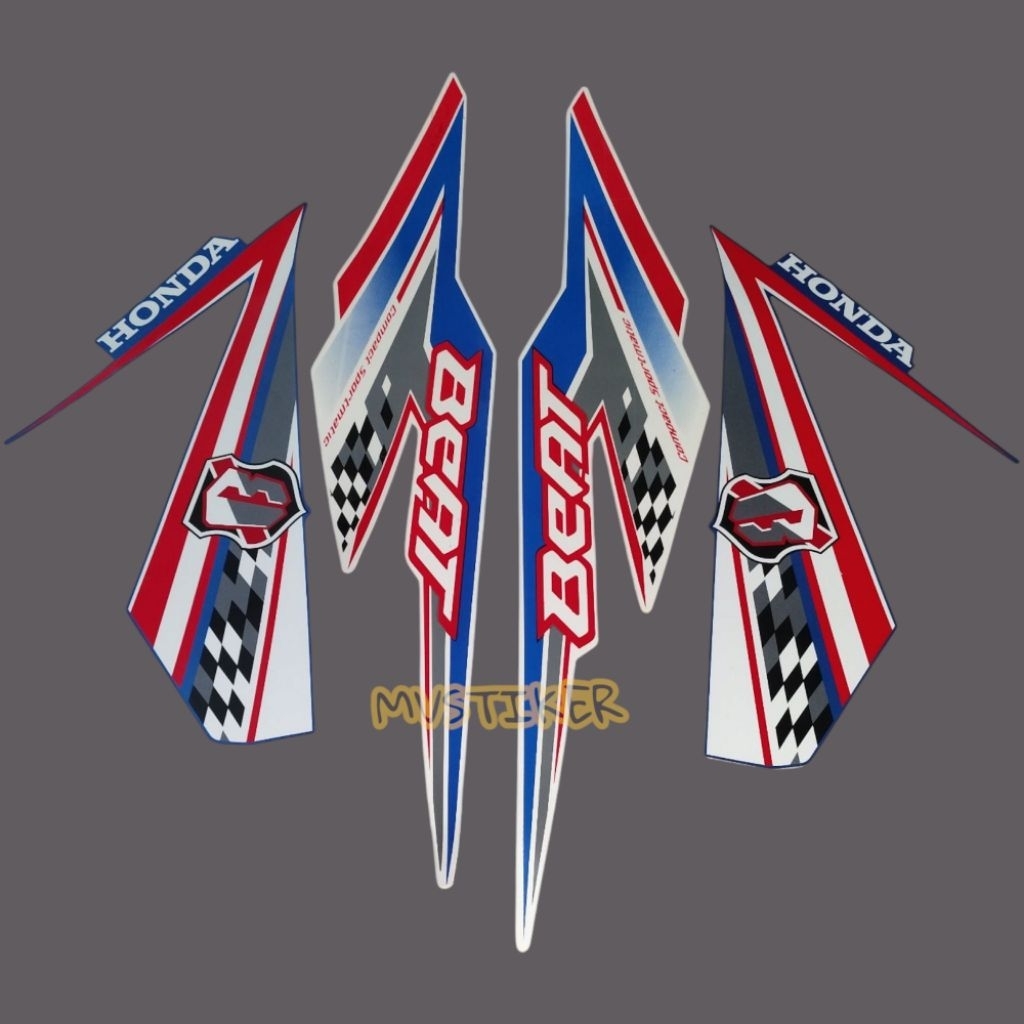Stiker striping beat 2018/ stiker honda beat 2018