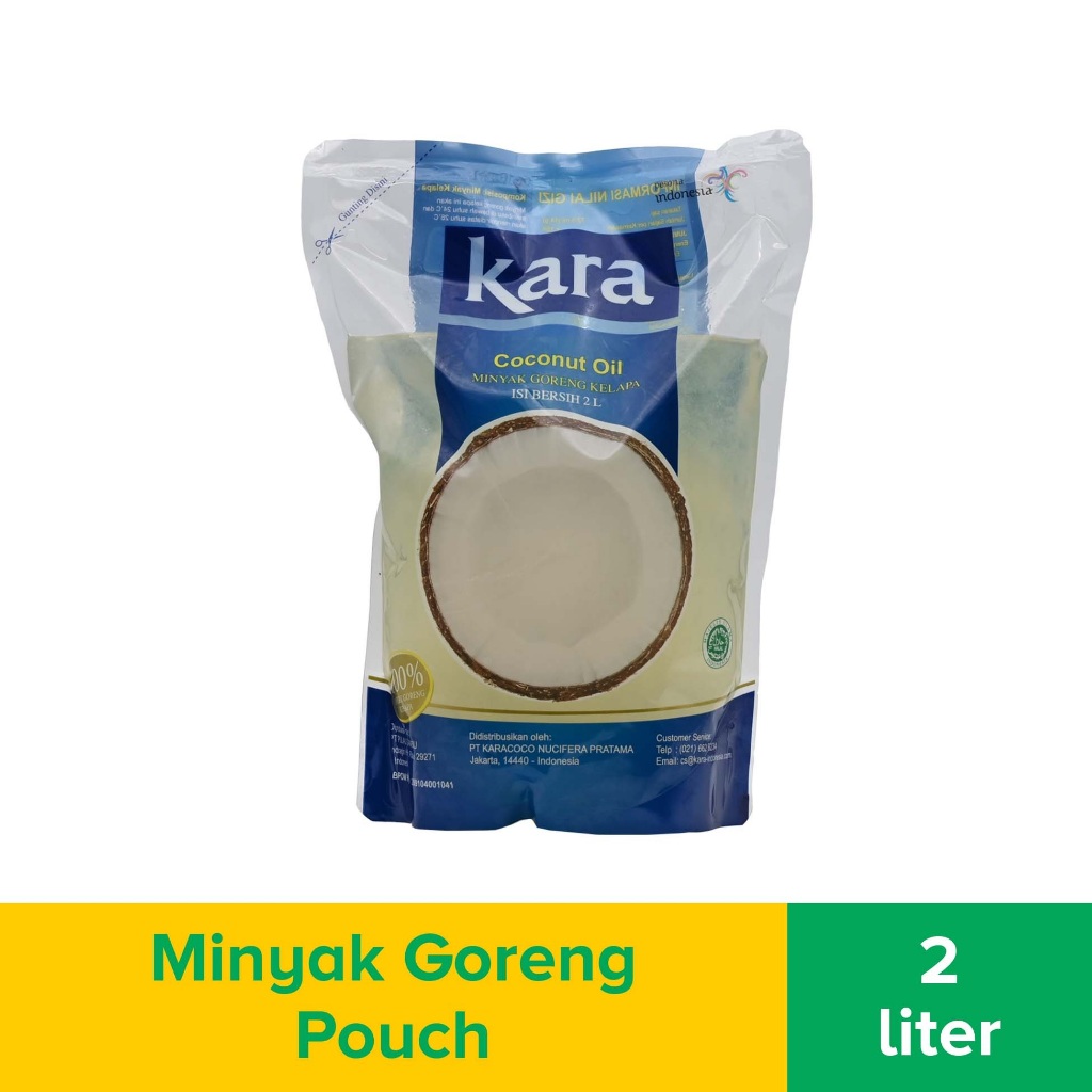 

KARA MINYAK GORENG KELAPA 2 LITER / 2000 ml | COCONUT COOKING OIL