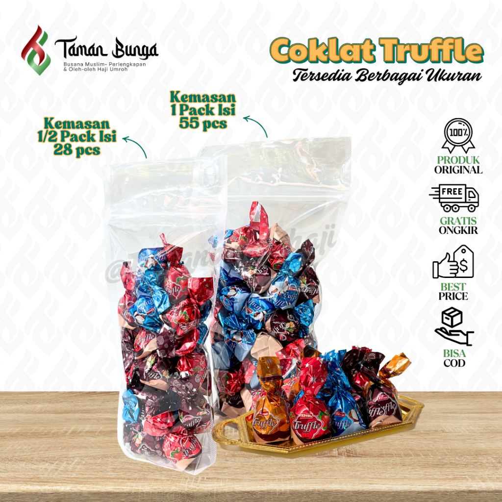 

COKLAT TRUFFLE / COKELAT PREMIUM / COKLAT TURKEY / OLEH OLEH HAJI UMROH