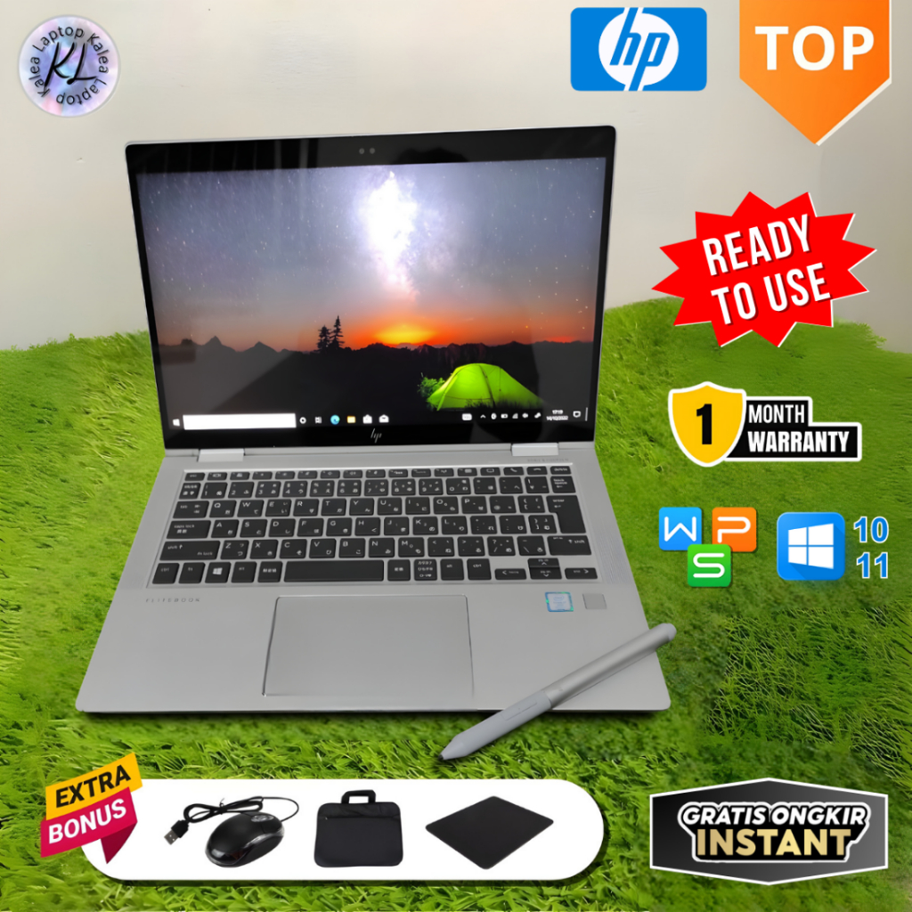 Laptop HP EliteBook 630 6470B 8460P 440 X360 2in1 G2/G3/G6 Core i5/i7 GEN 7/8 1013 G3 MULUS NO MINUS