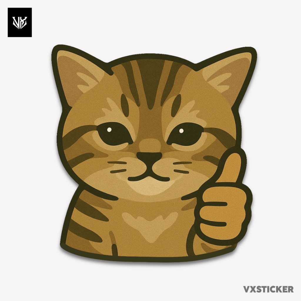 

Stiker/Sticker Kucing Lucu #09 VXSTICKER