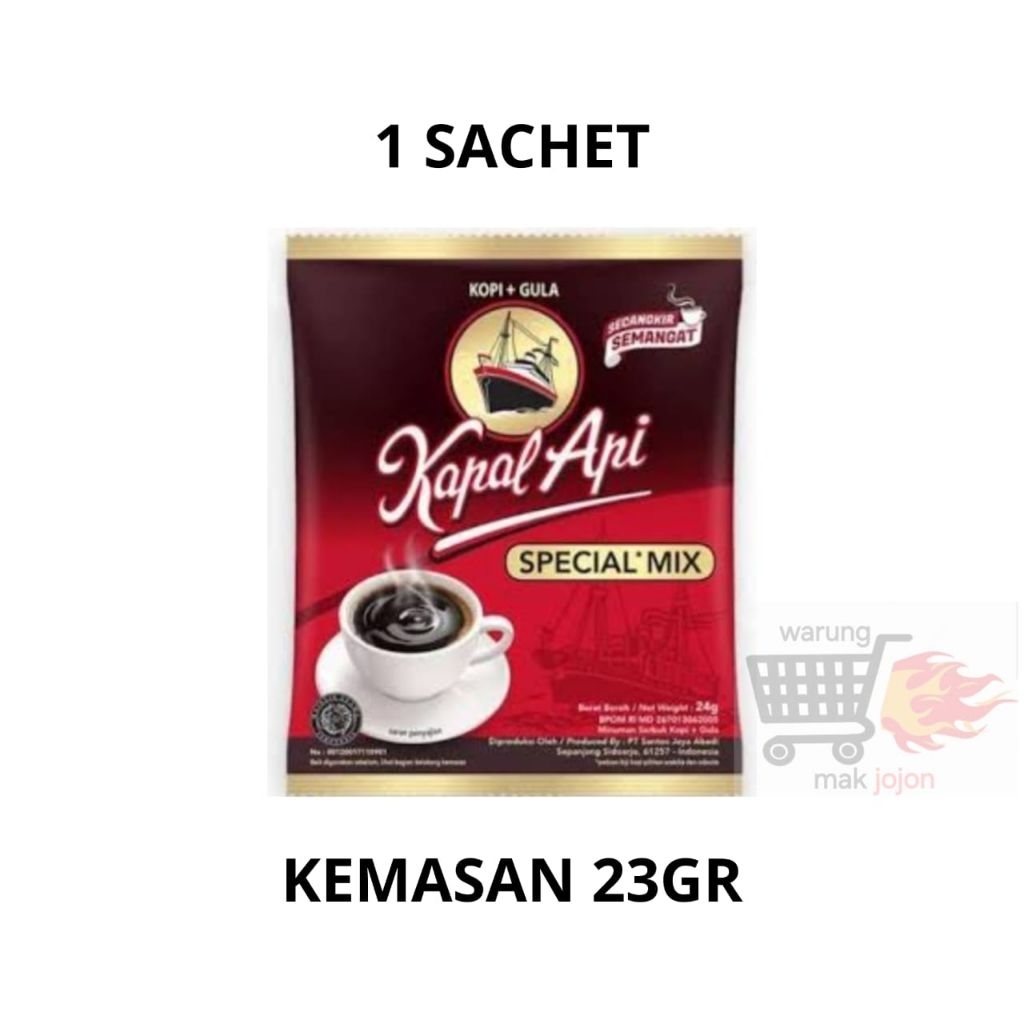 

Kopi Kapal Api Spesial Mix 1 sachet Kemasan 23gr
