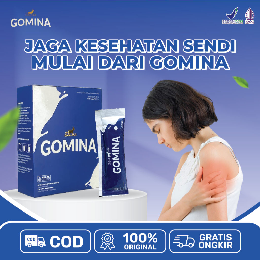 

Gomina - Susu Kambing Etawa Kaya Akan Nutrisi Bantu Menjaga Kesehatan Sendi - 100% ORIGINAL