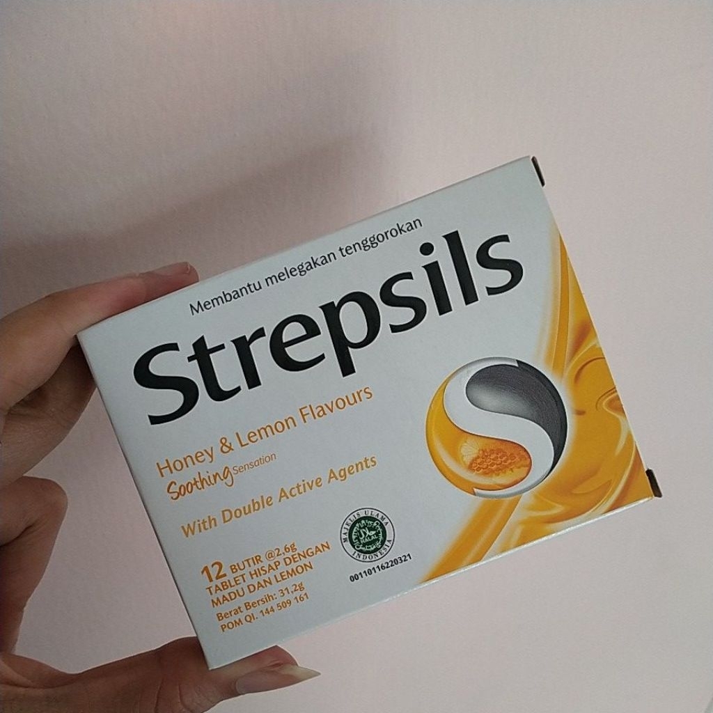 

Strepsils honey & lemon flavour