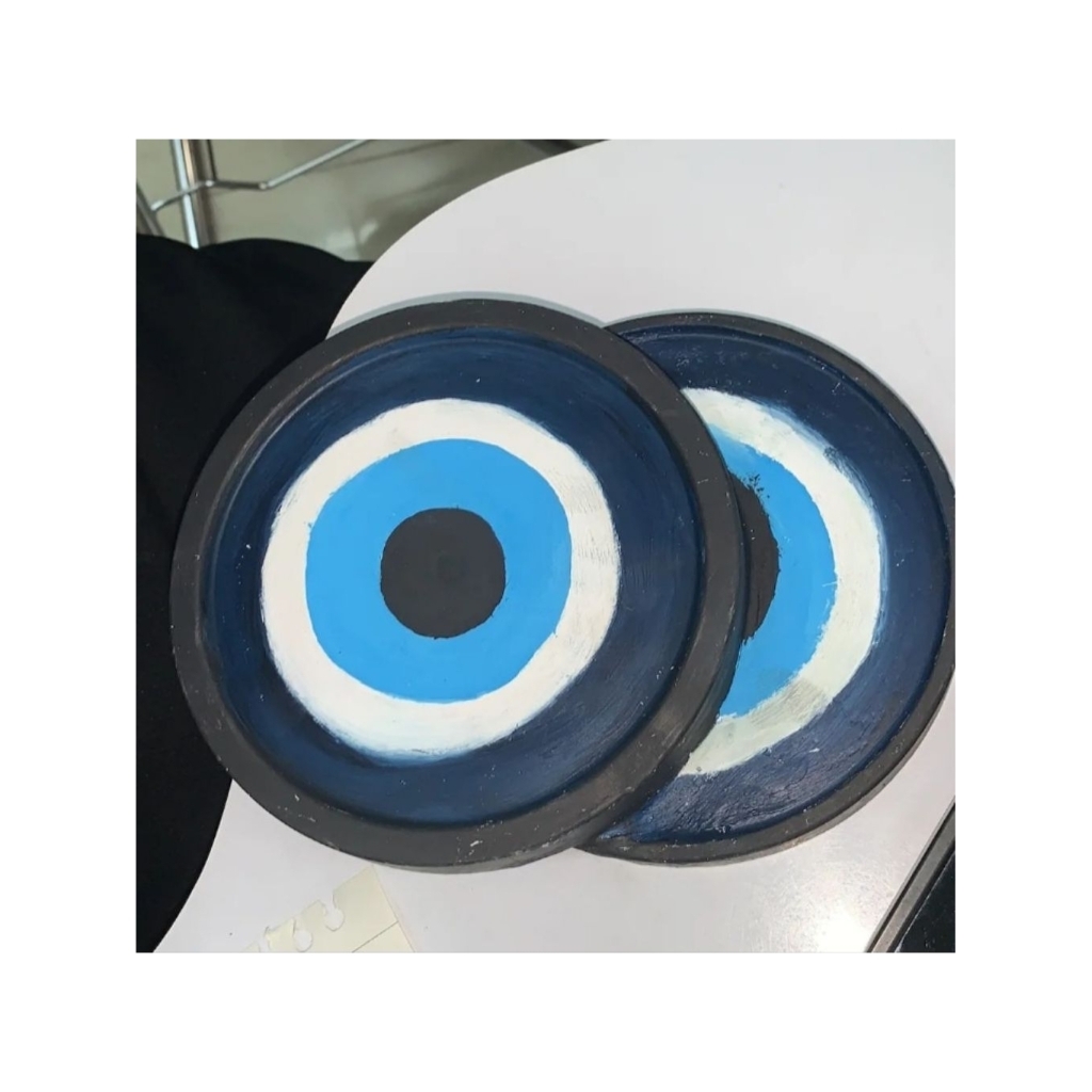 Tempat Perhiasan Motif Mata Biru