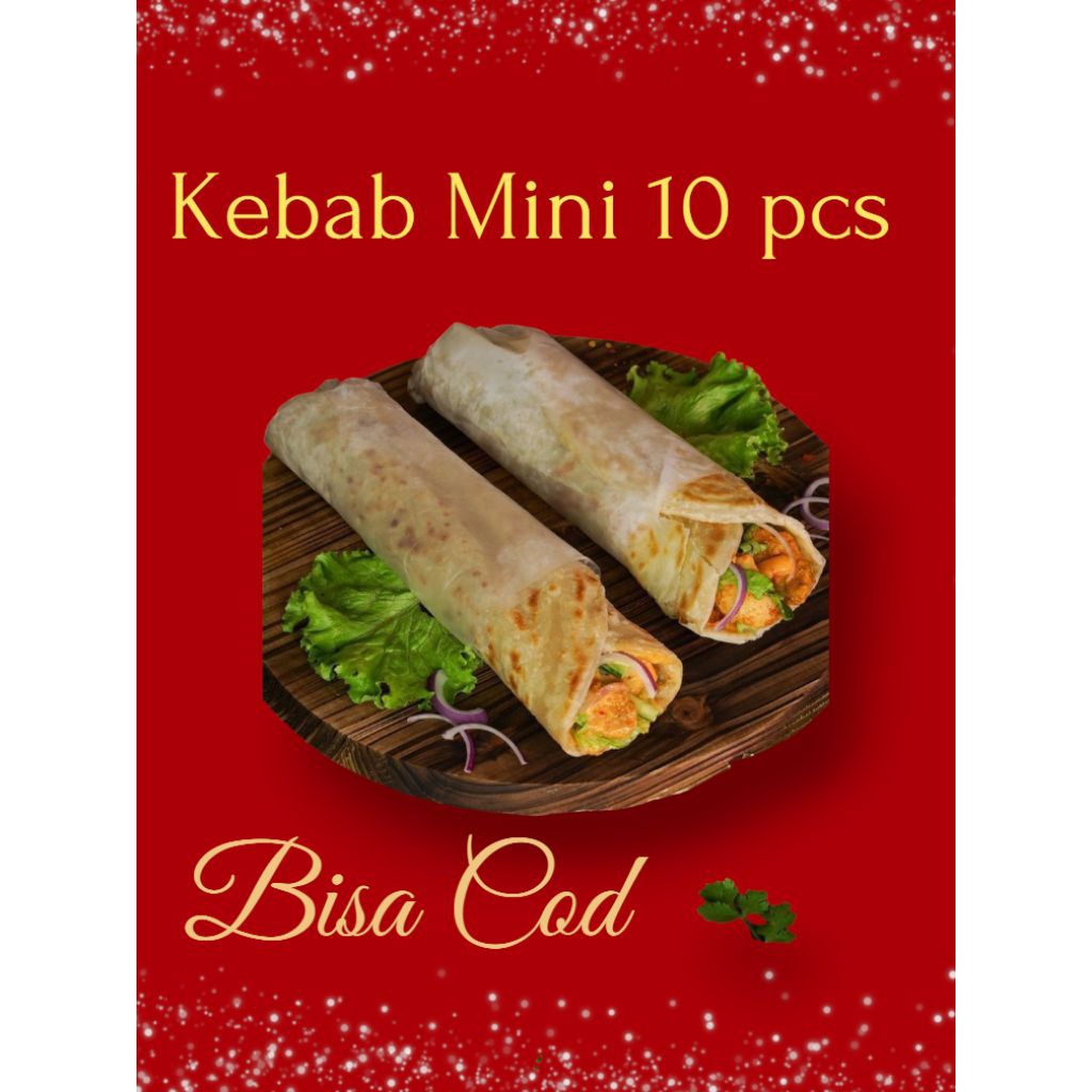 

Kebab Frozen Premium isi 10 pcs Halal pedas enak