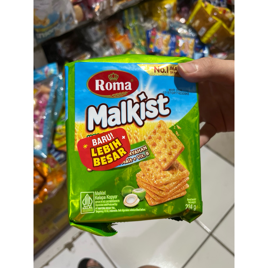 

roma malkist kelapa kopyor 224gr