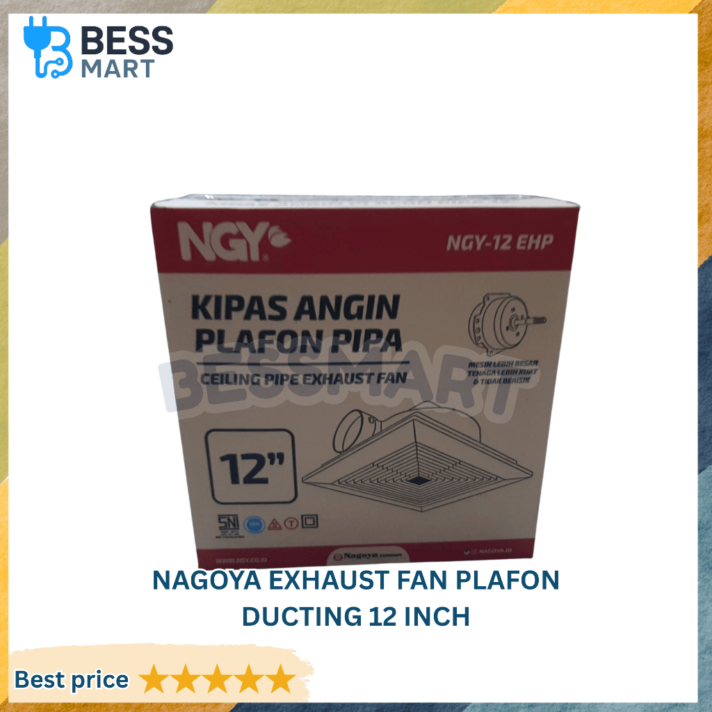 NAGOYA Exhaust fan plafon Ducting 12 INch (DUS)