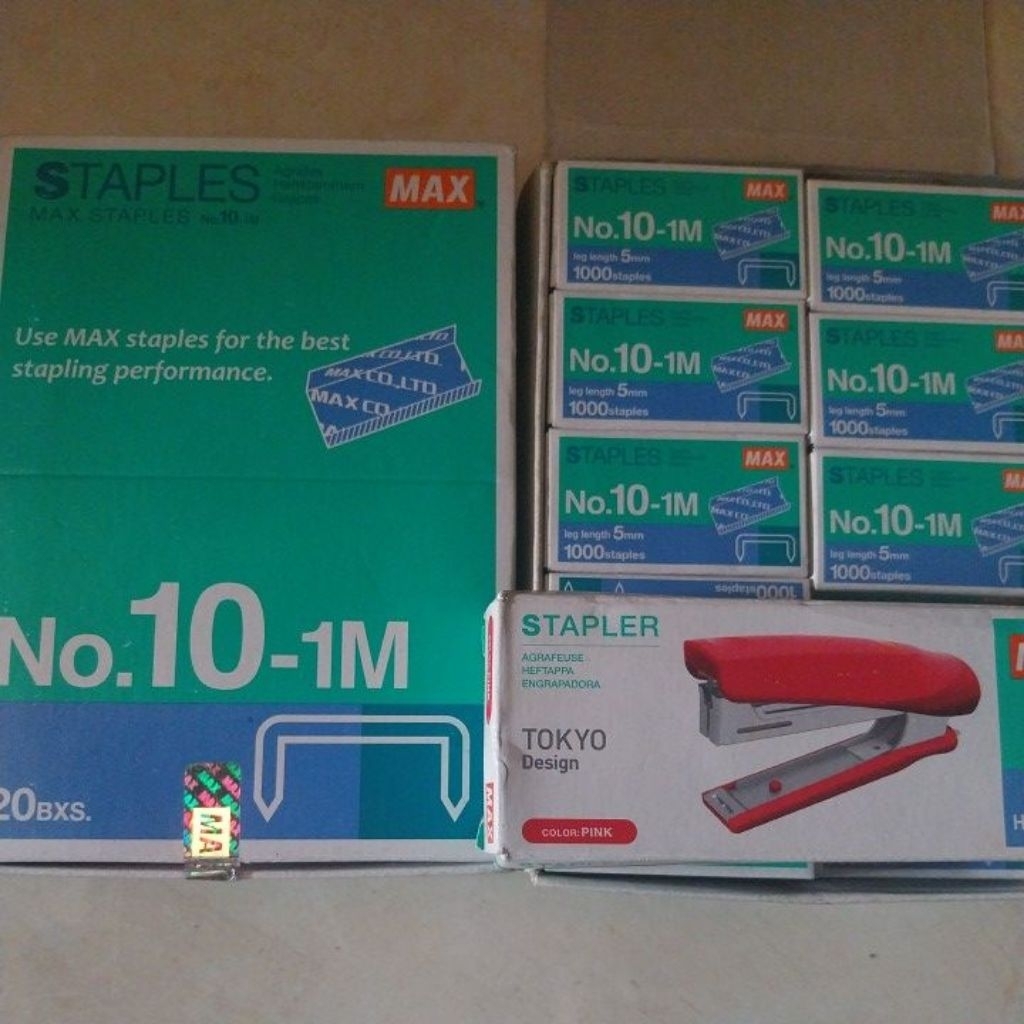 

ISI STEPLER/STRPLES NO.10-1M 20BXS MEREK MAX