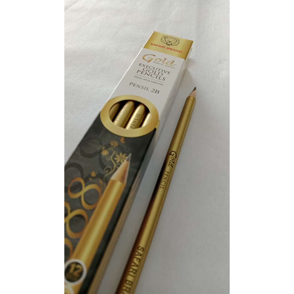 

Safari Brand Gold Executive Pencil Series Pensil 2B