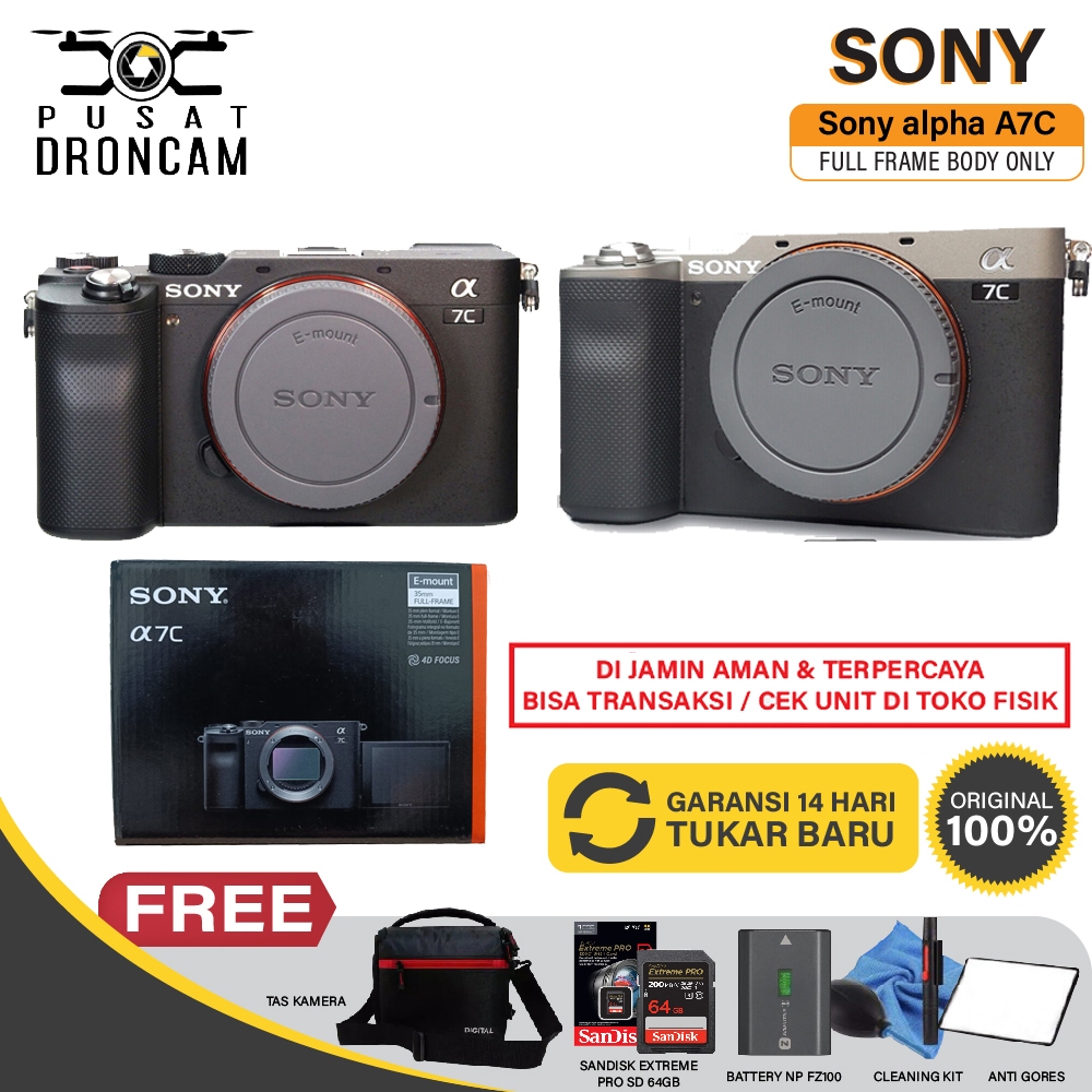 Sony Alpha A7C Sony A7C Sony A 7C Sony A7 C Body Only Mirrorless Camera