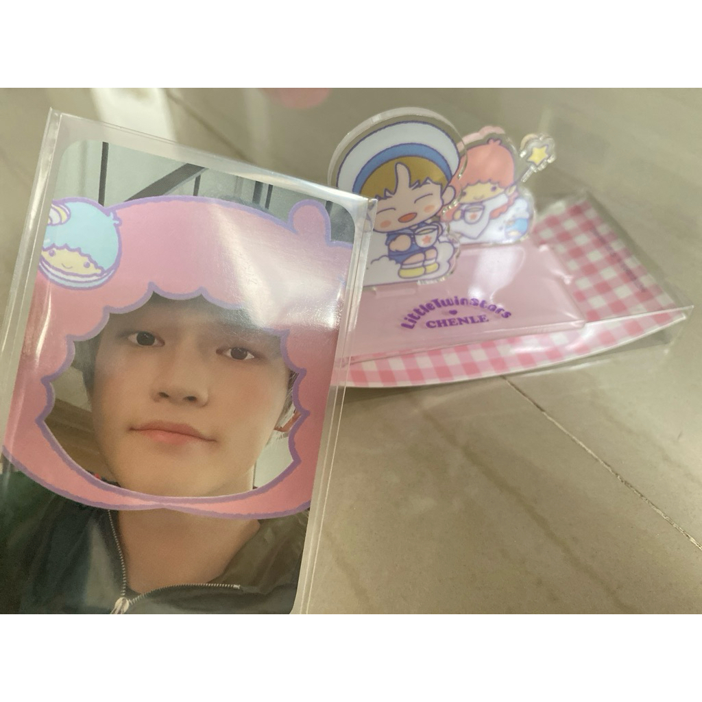 photocard chenle nct x sanrio pink pc chenle bread