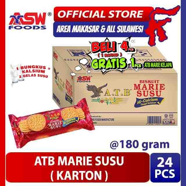 

A.T.B Marie Susu 180 gr - ( 24 Pcs ) - Karton