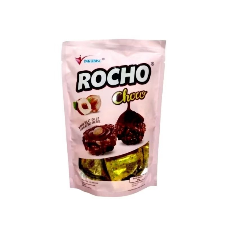 

Rocho Choco | Wafer Bulat Salut Coklat dan Kacang 84g