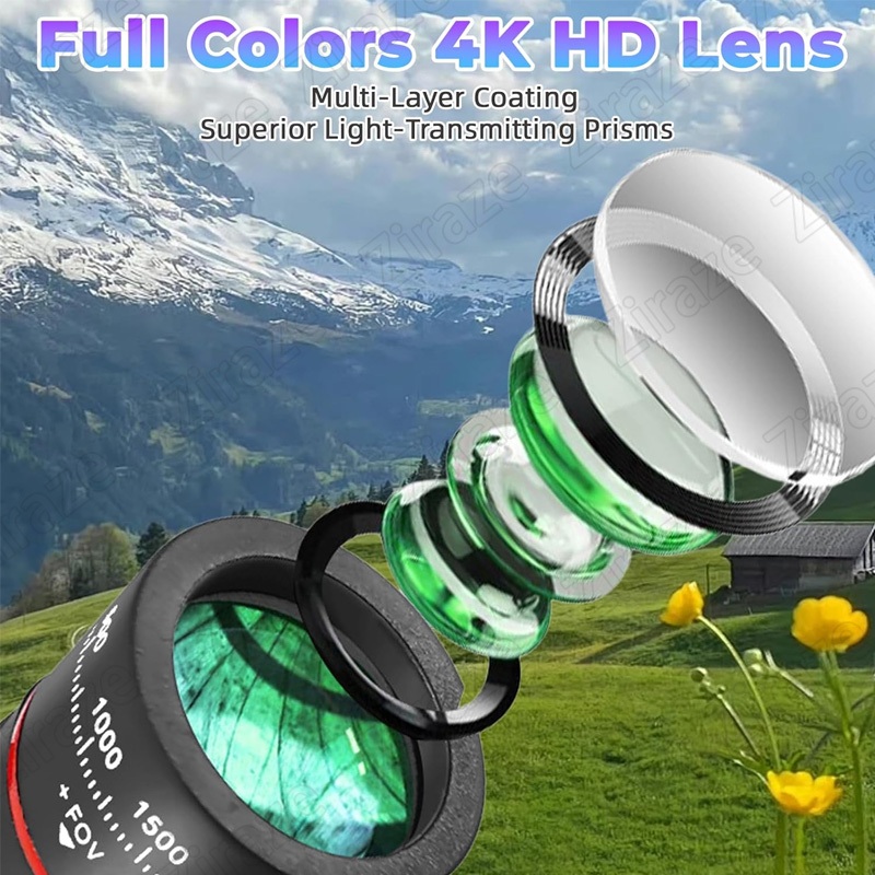 APEXEL 36x Zoom Lensa Tele Zoom Hp 64x25 Lensa Kamera HP Lensa Zoom Dengan Tripod Telephoto Zoom