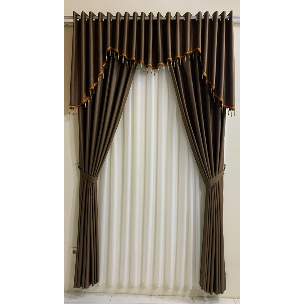 GORDEN PONI PISAH model M Elegan & Mewwaaahh UNTUK JENDELA DAN PINTU 1 MUKA