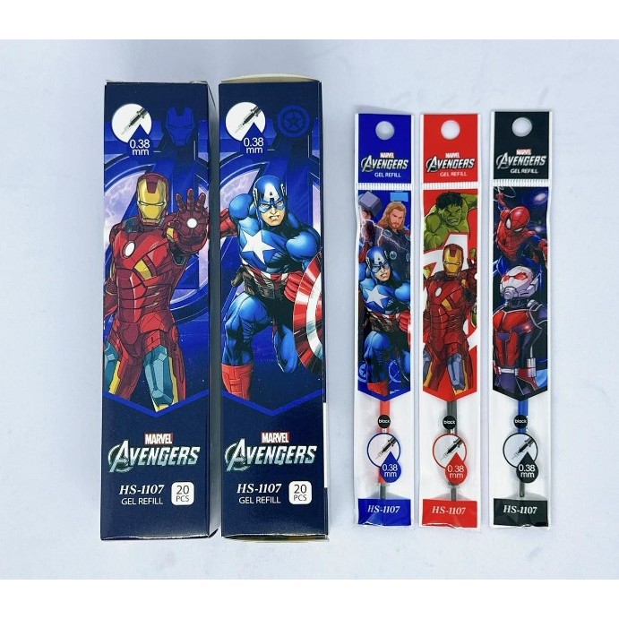

REFILL PENA FANCY AVENGERS 0.38MM HITAM (PCS)