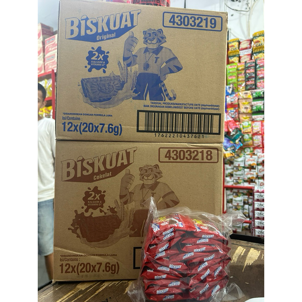 

Biskuat 7,6gr PerDUS isi 12pack