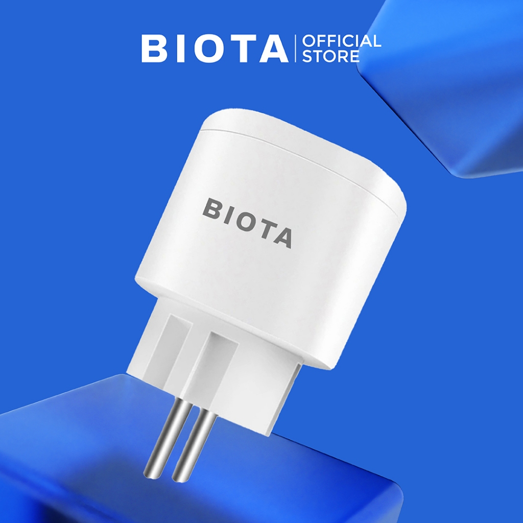 BIOTA Smart Plug - Smart Plug WiFi Wireless / Steker Colokan Listrik Pintar IoT Smart Home