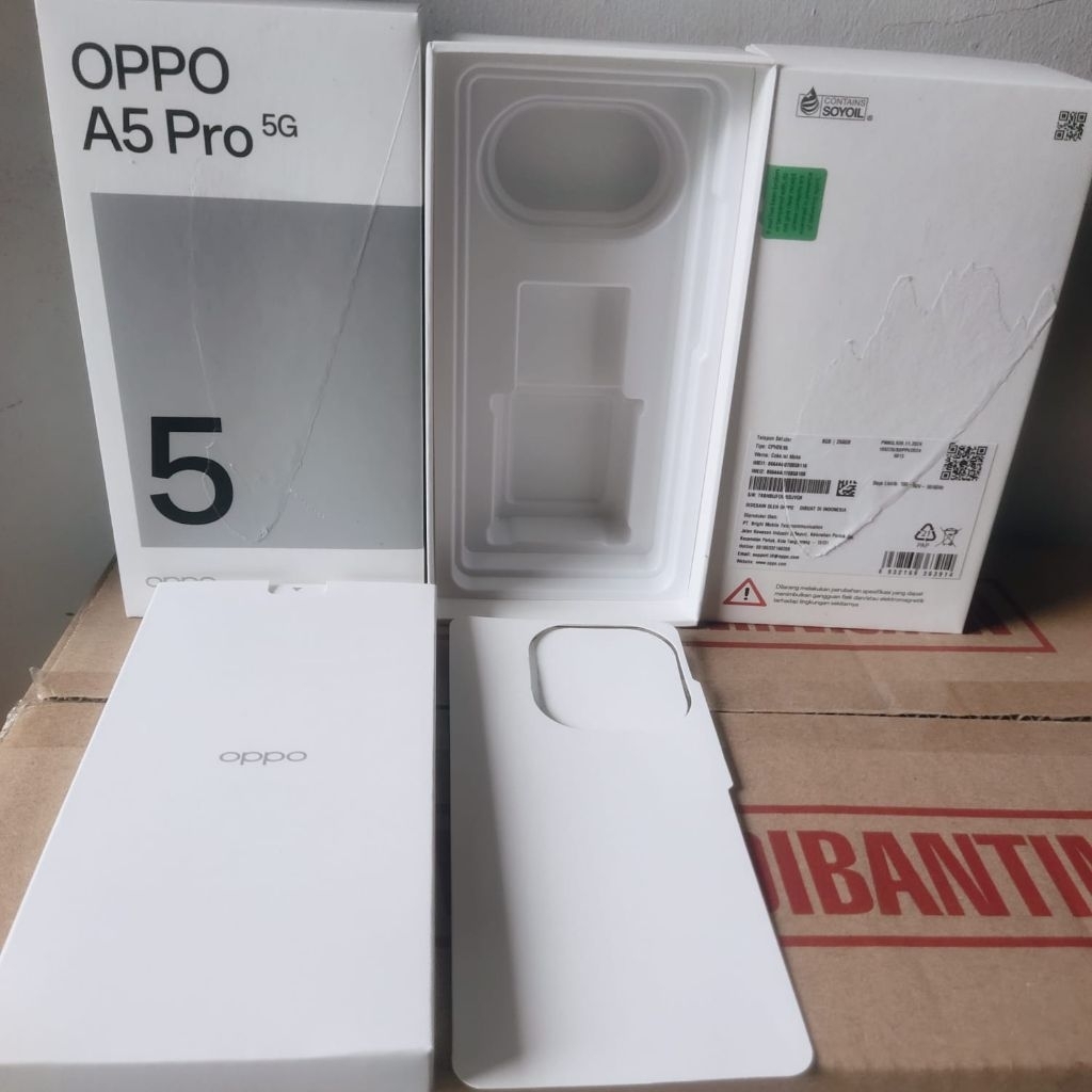 

KARDUS BOX HP OPPO A5'PRO 5G ORIGINAL