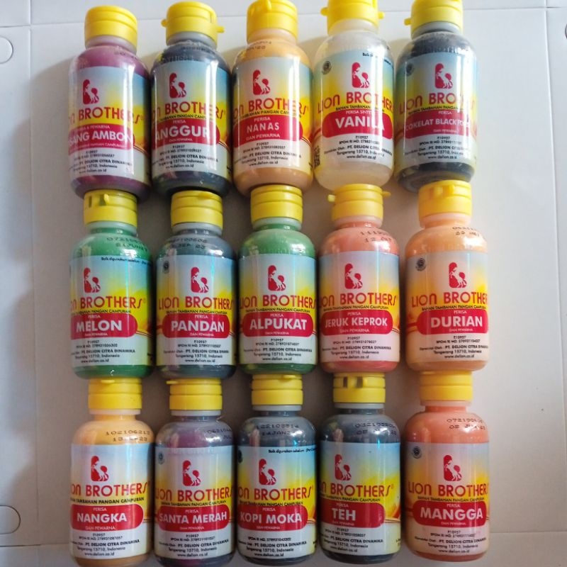 

[oddsolshop] pekanbaru/Lion Brother Perisa Sintetik & Pewarna 60CC Bahan Kue Baking Mix Makanan Cake