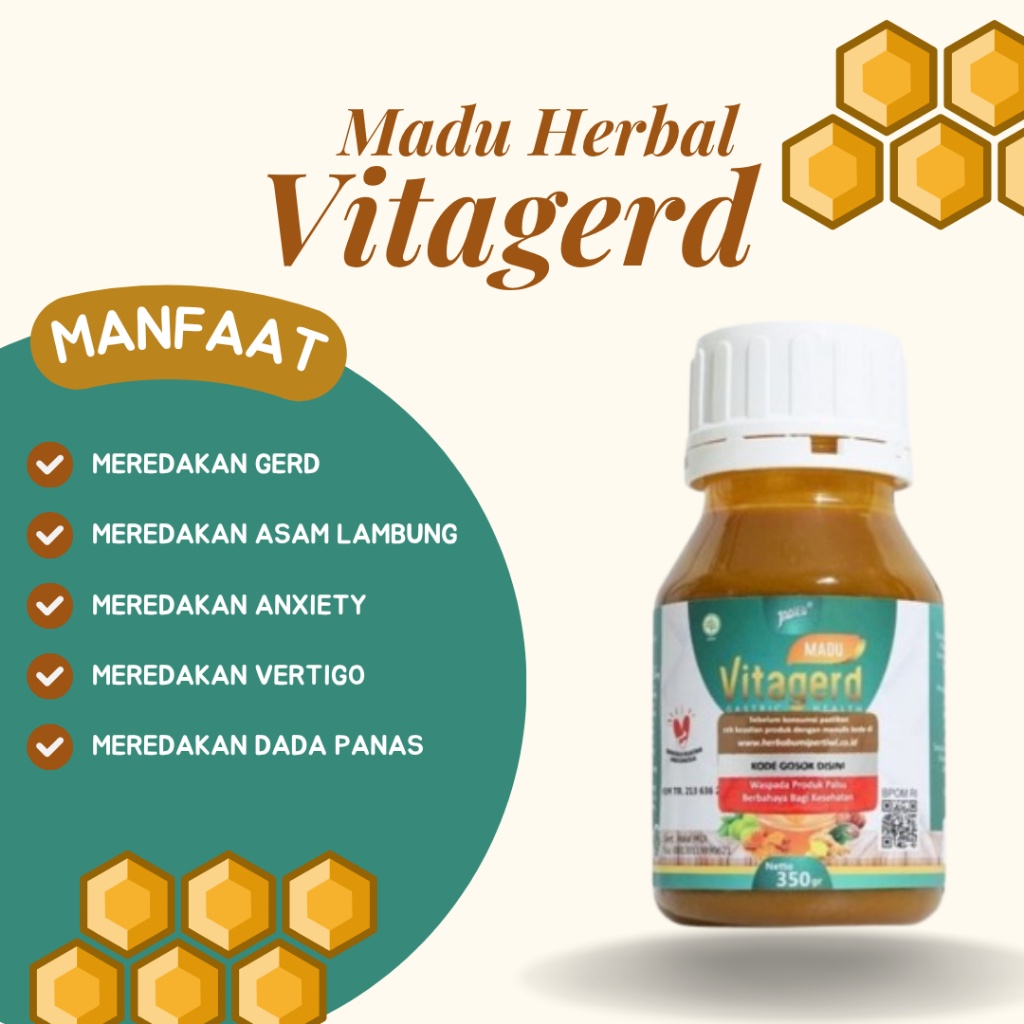 

Vitagerd Madu Herbal Alami Herbal